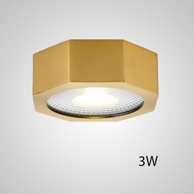 Точечный светильник MAUD D10 Brass 3W by ImperiumLoft