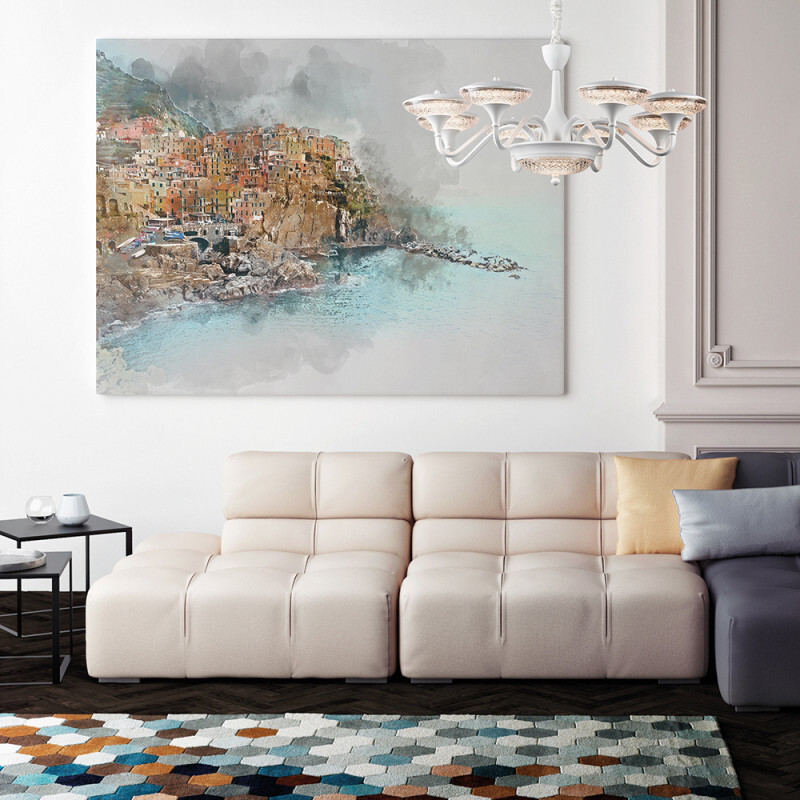Подвесная люстра Arte Lamp A5168LM-8WH
