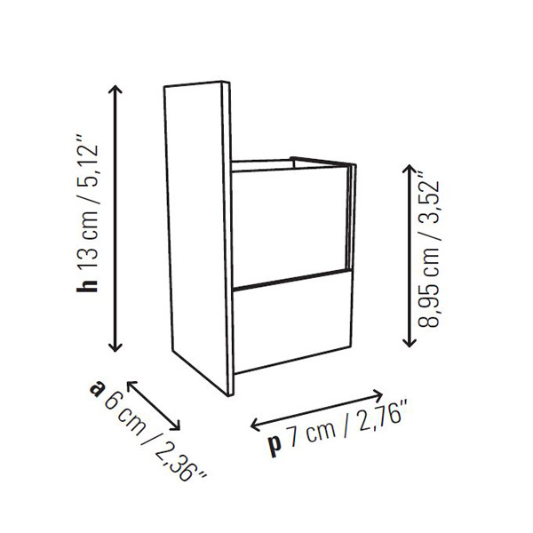 Настенный светильник Bover KLEIN Opal
