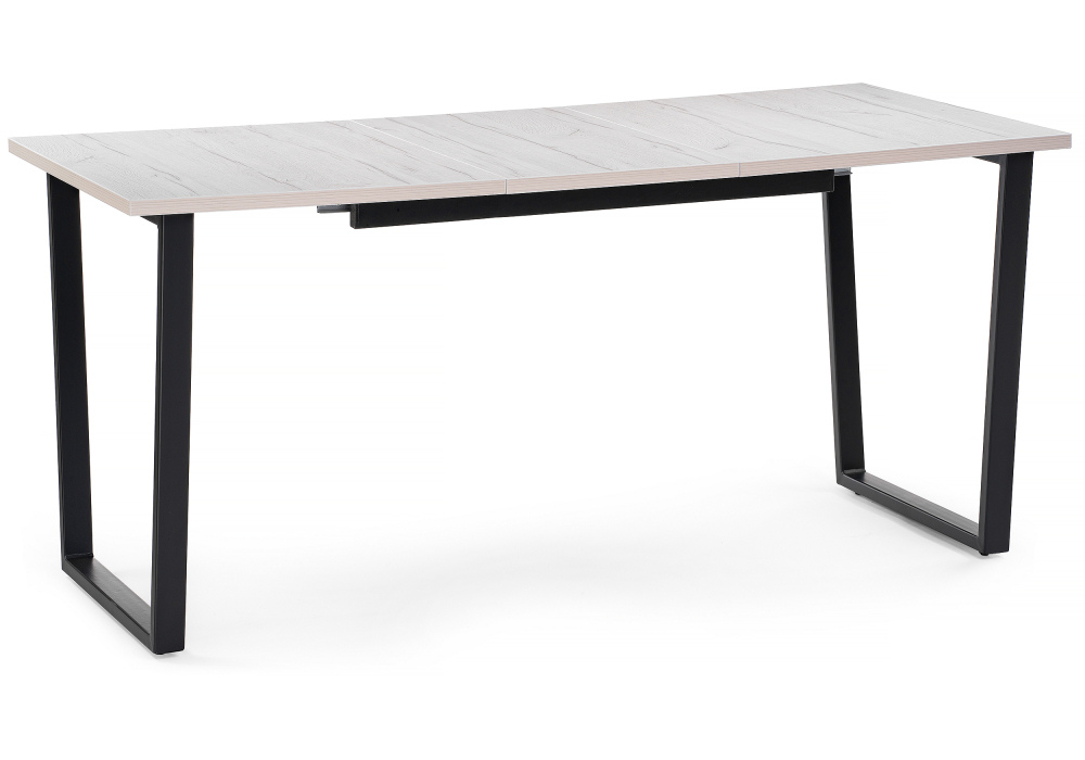 Стол деревянный Woodville раскладной Лота Лофт 120 25 мм черный матовый / юта 489625