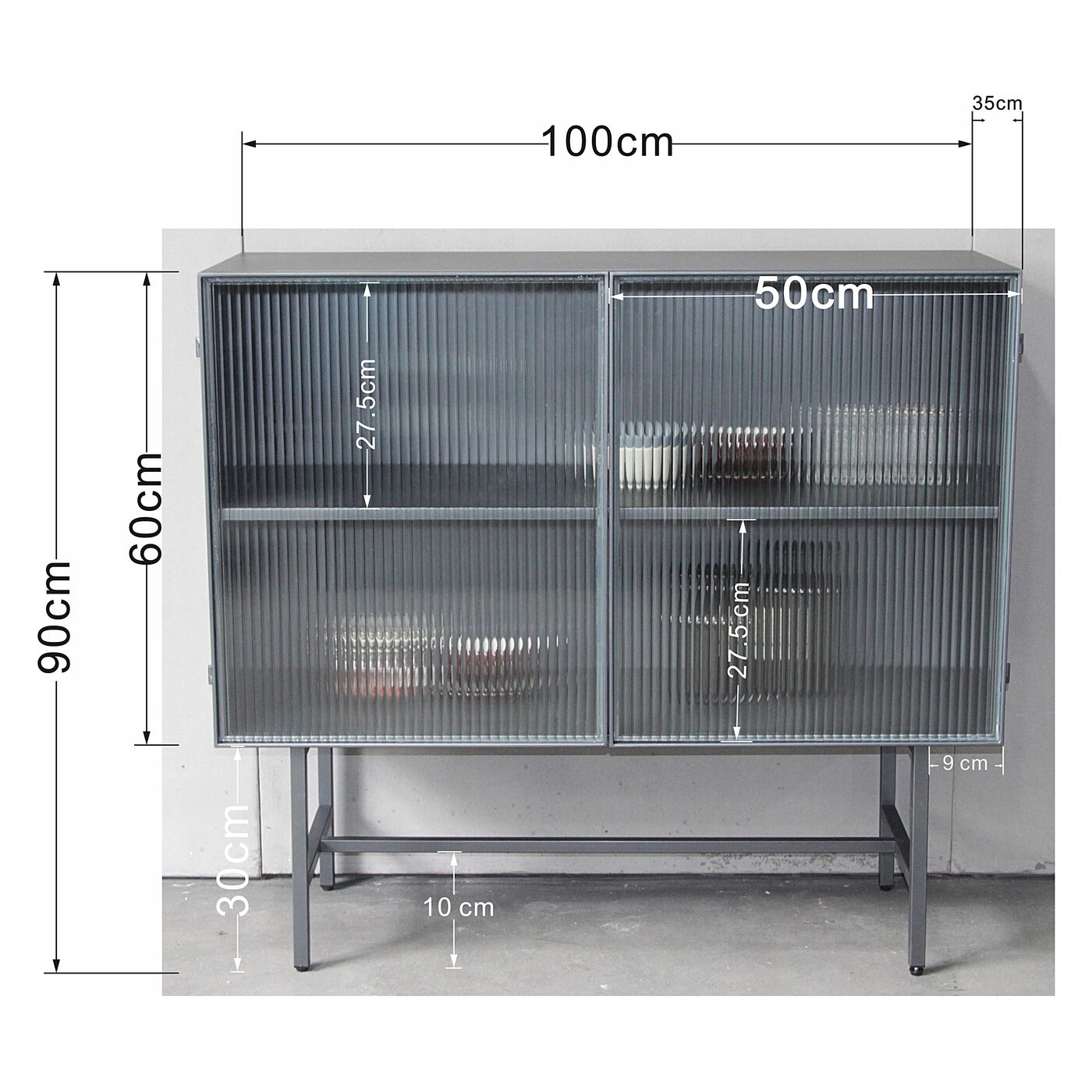 Шкаф San Diego 100x90 см KARE 87874