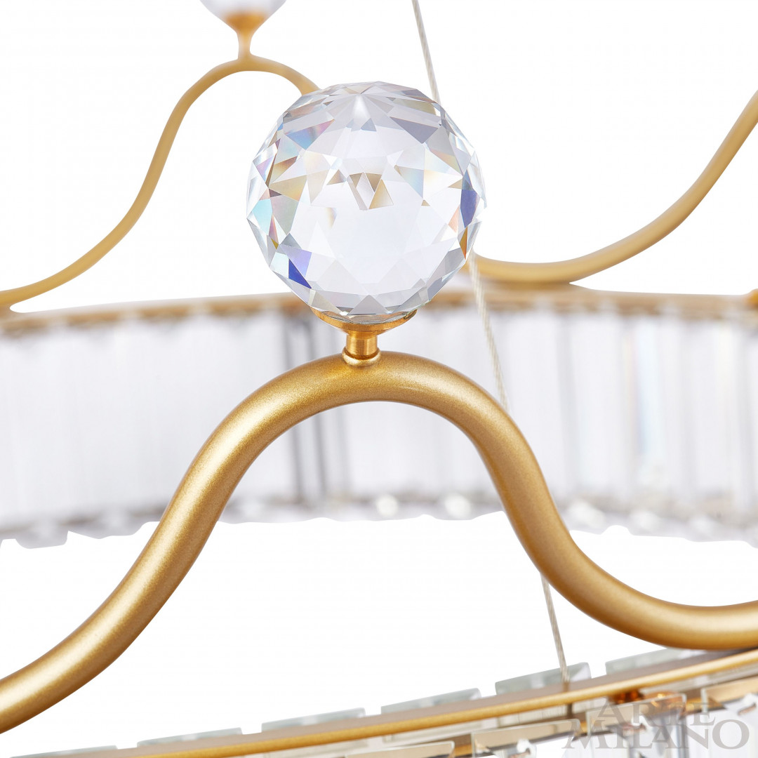 Люстра светодиодная с пультом 310322/D600 GD Arte Milano