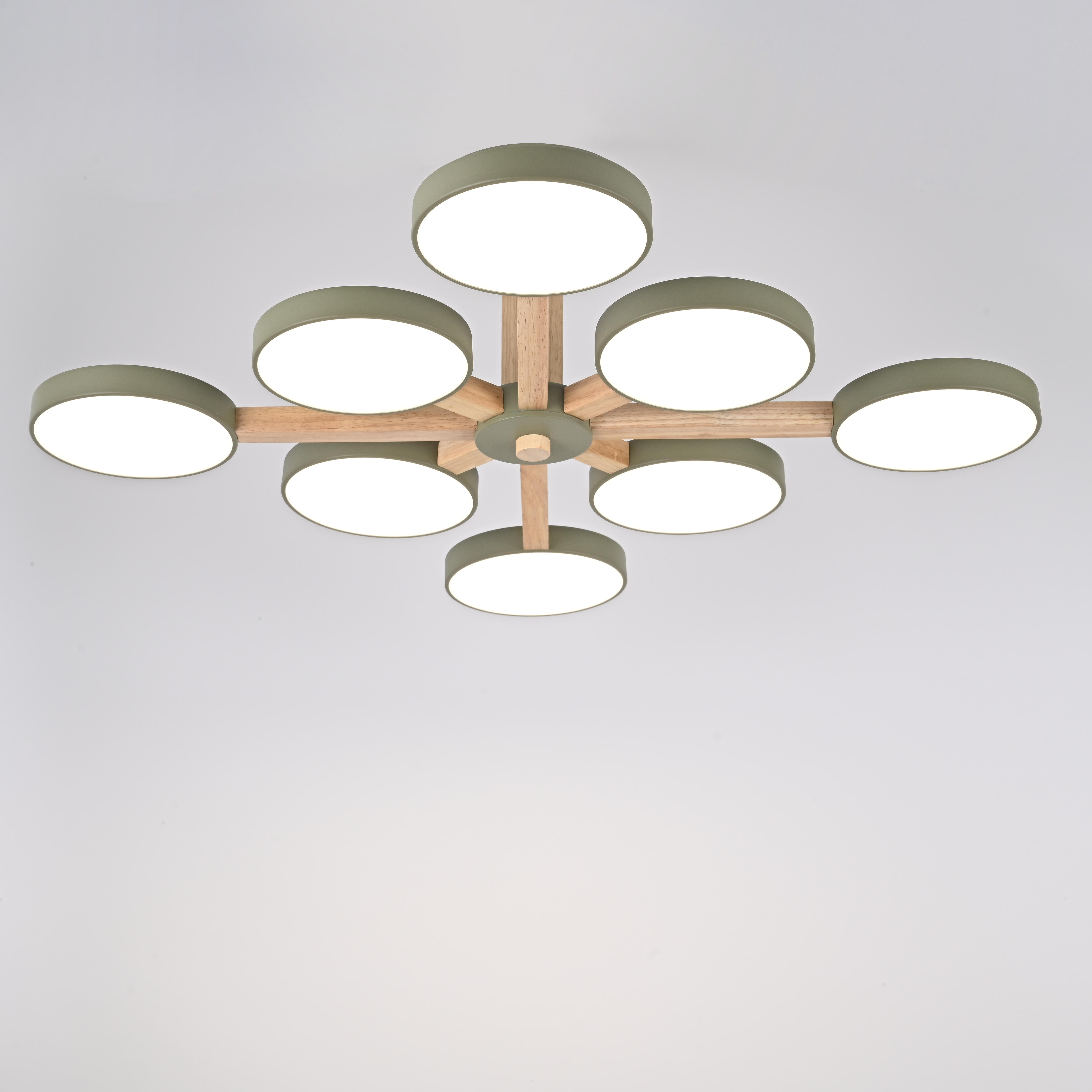 Потолочный светильник TURNA L8 Khaki by ImperiumLoft