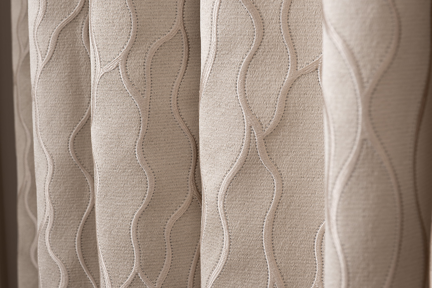 Портьера Mesh 275х260см бежевая Garda Decor 121GD-00004/1