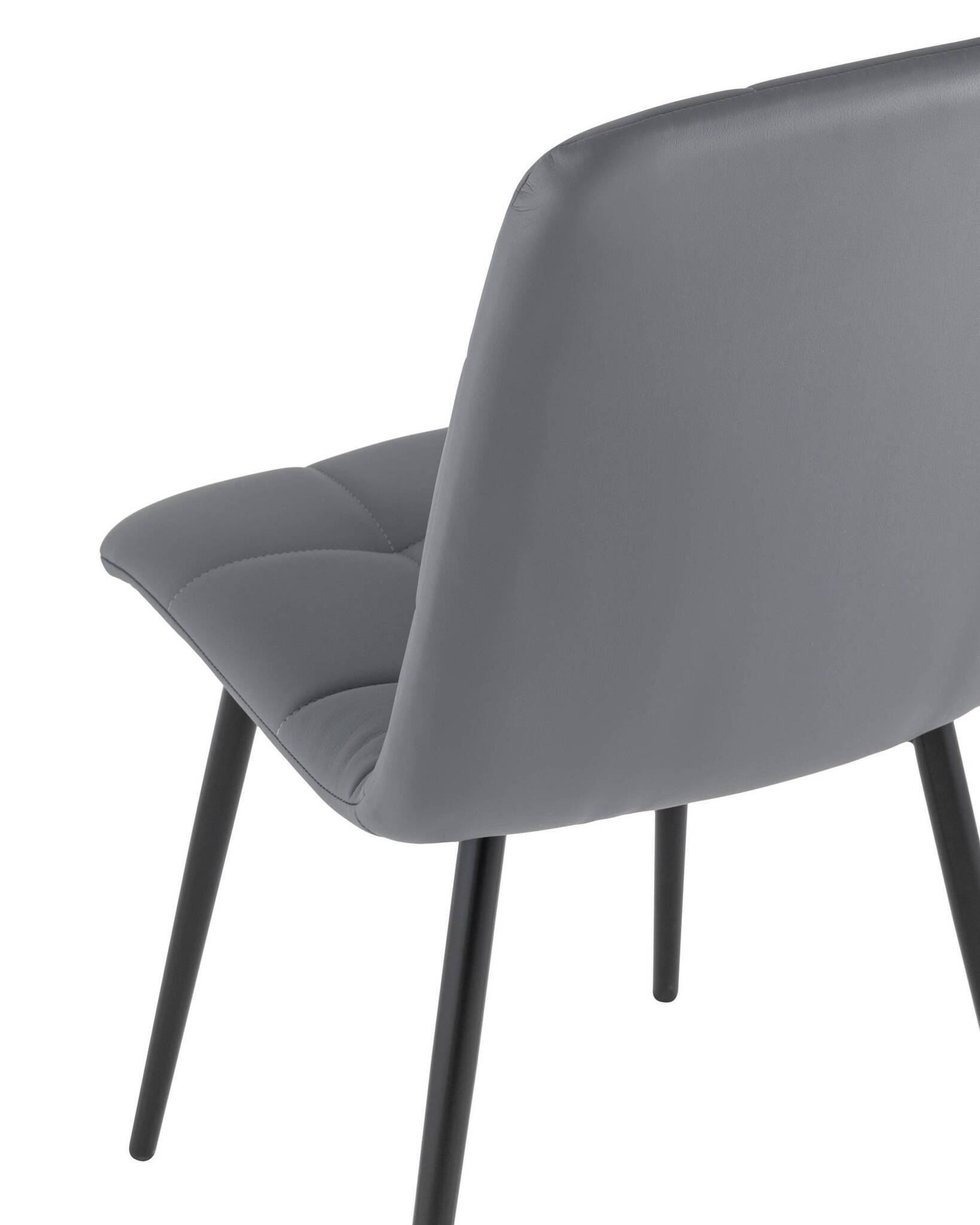 Стул Oliver экокожа серый Stool Group