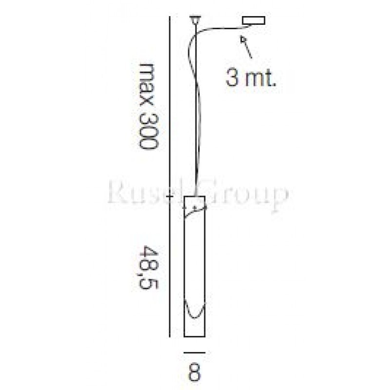 Подвесной светильник Vistosi LIO SP D1