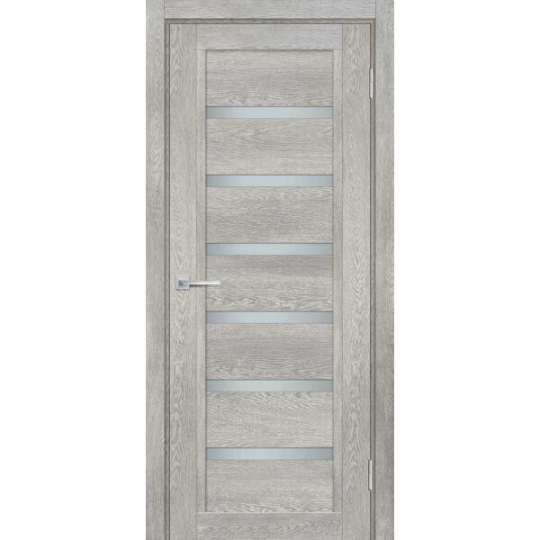 Межкомнатная дверь Graf ТЕХНО-807 белый сатинат Чиаро гриджио (1900 х 600)