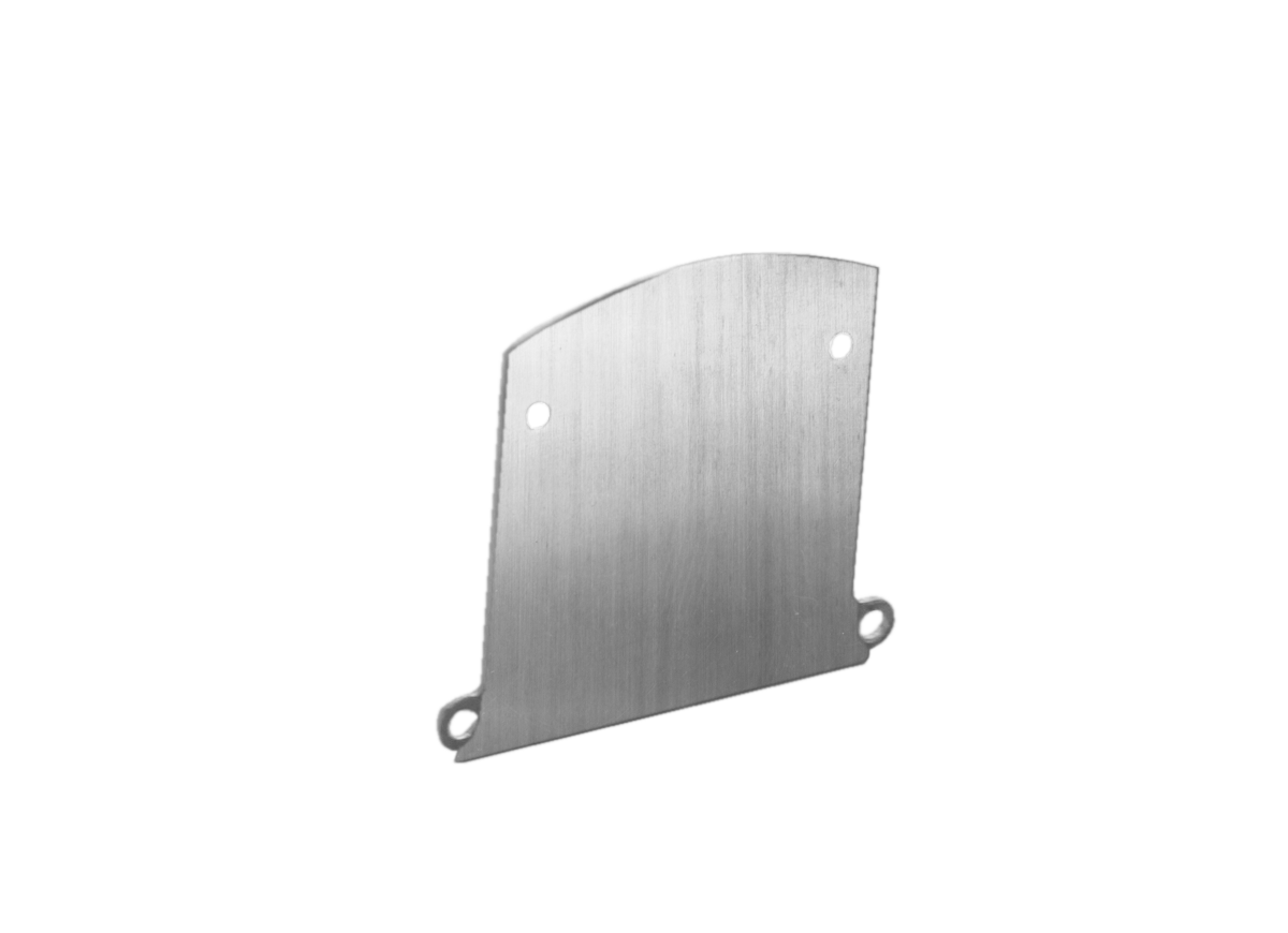 Боковая  глухая заглушка для профиля Donolux DNCAP18519Alu