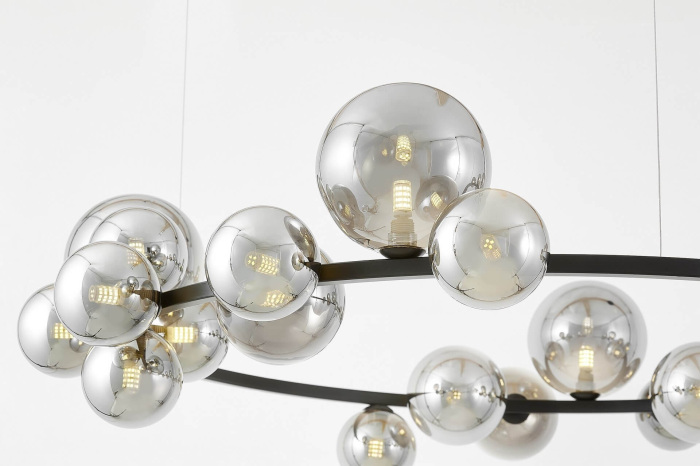 Подвесной светильник Lumina Deco LDP 7033-24 BK+GY