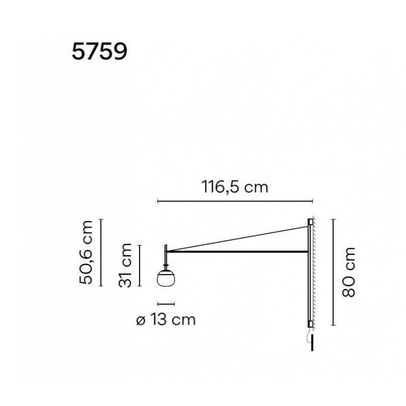 НАСТЕННЫЙ СВЕТИЛЬНИК  VIBIA Tempo 5759