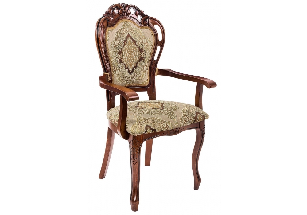 Стул деревянный Woodville Bronte вишня / патина 438330