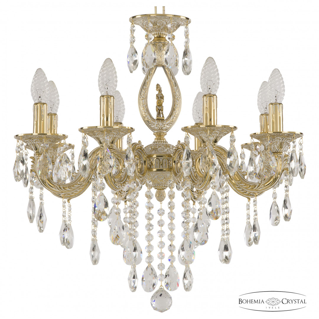 Люстра бронзовая с хрусталём 71401/8/175 B GW FH1S