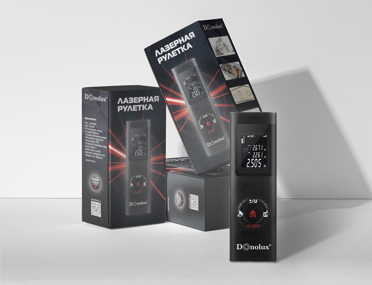 Лазерная рулетка Donolux Lasermeter