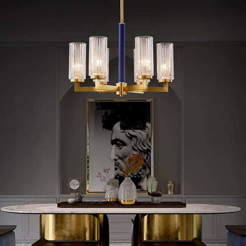 Потолочная люстра ADELEINE L15 Blue by ImperiumLoft