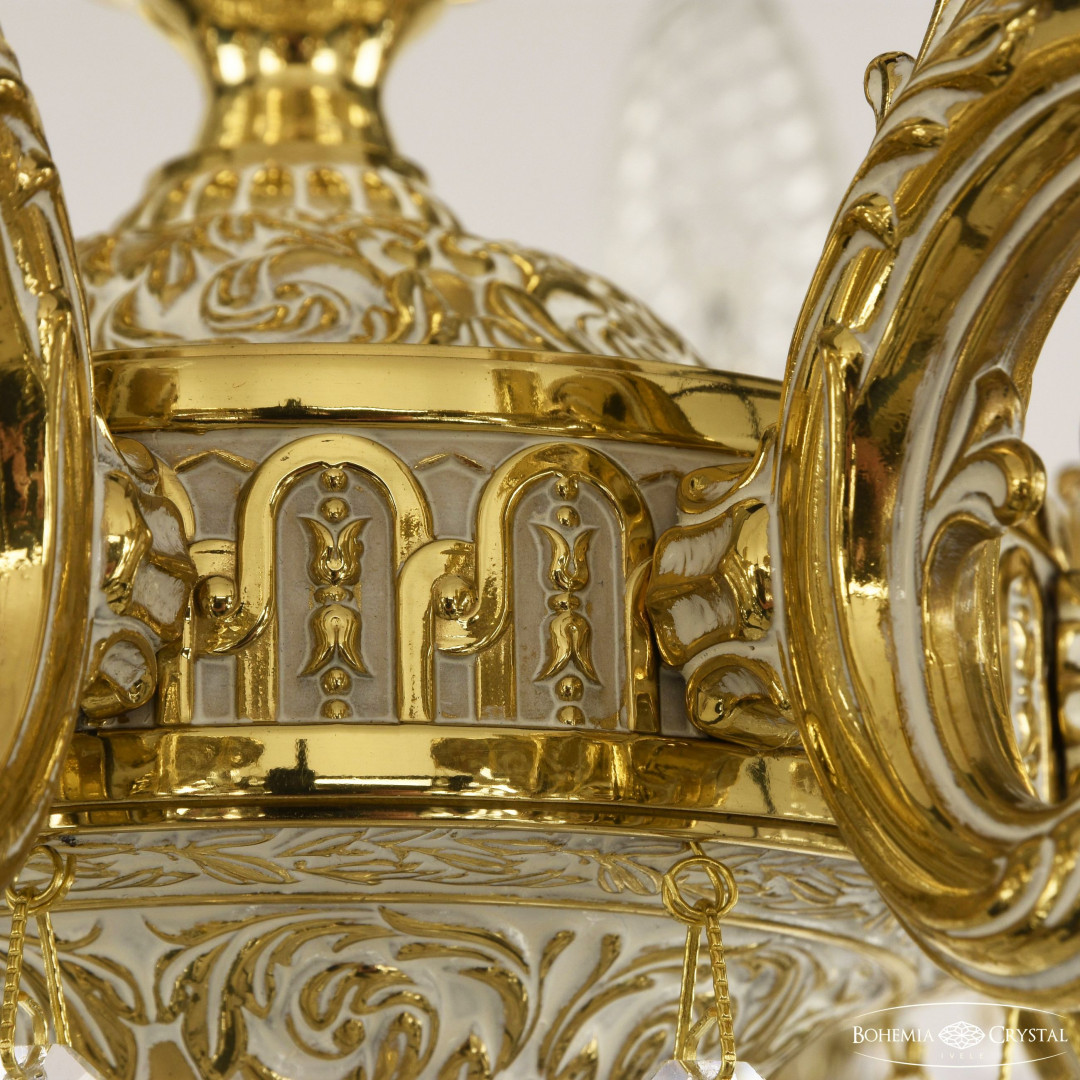 Люстра бронзовая с хрусталём 71202/8/175 A GW