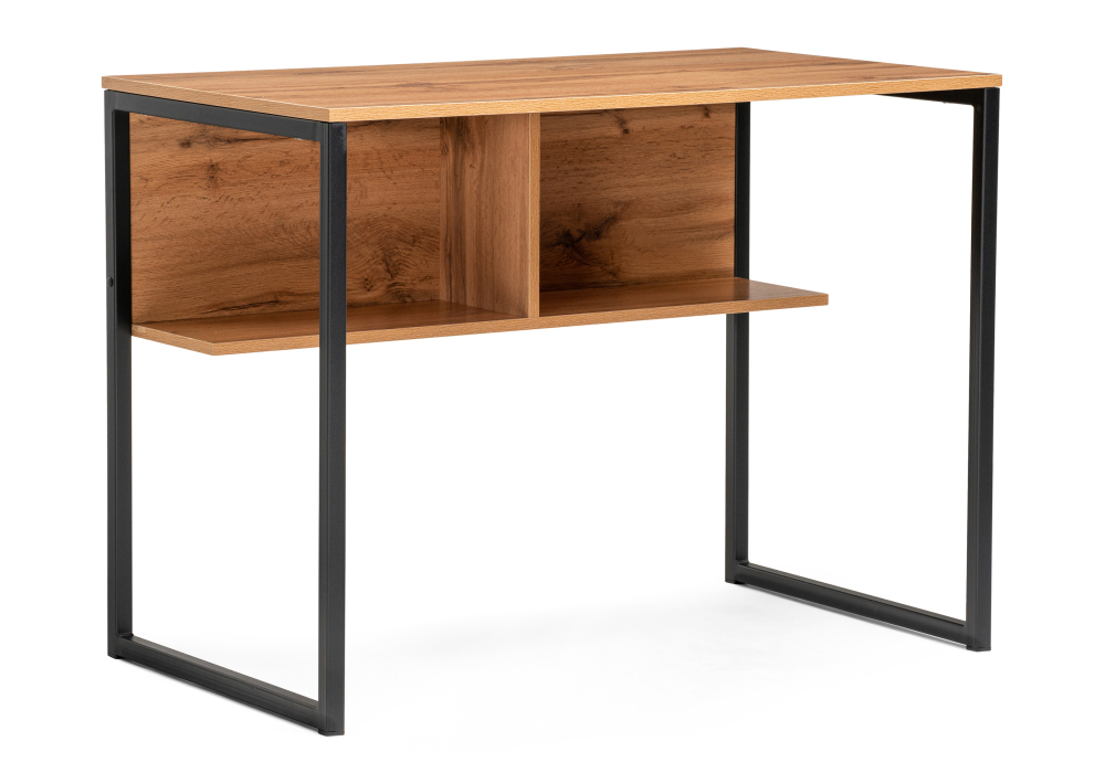 Стол Woodville Клер Лофт дуб вотан / матовый черный 489687