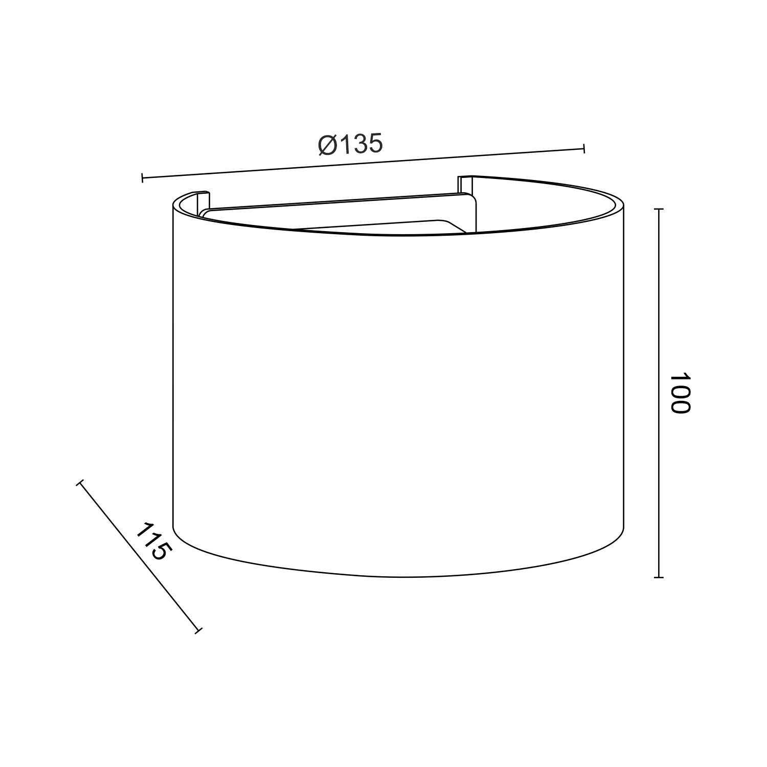 Настенный светодиодный светильник Ledron BCS-WL2027 Black