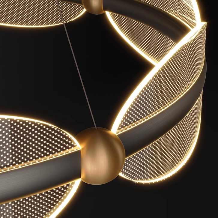 Кольцевые люстры и светильники ELIS D80 by ImperiumLoft