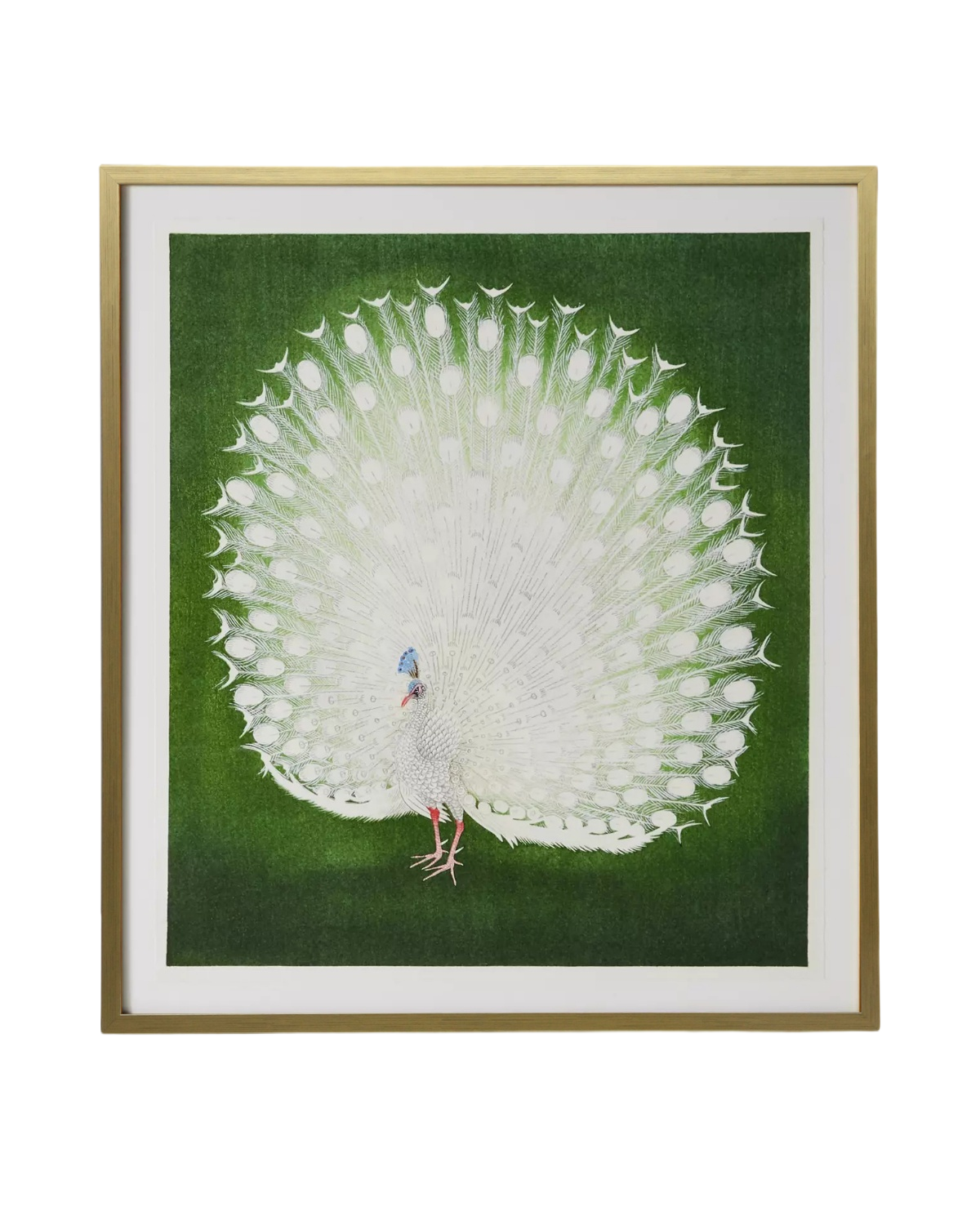 Интерьерный постер White Peacock Louvre Home DPP460924VHS