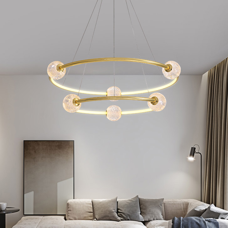 Подвесная люстра STORMS CH D68 Chrome by ImperiumLoft