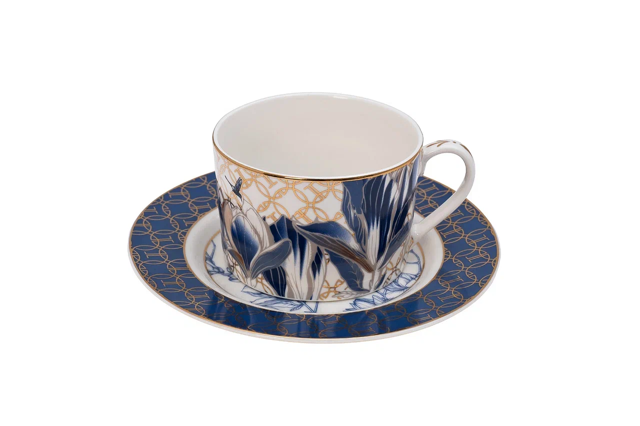 Чайная пара Magnolia Art 230 мл Garda Decor 26FC-98000