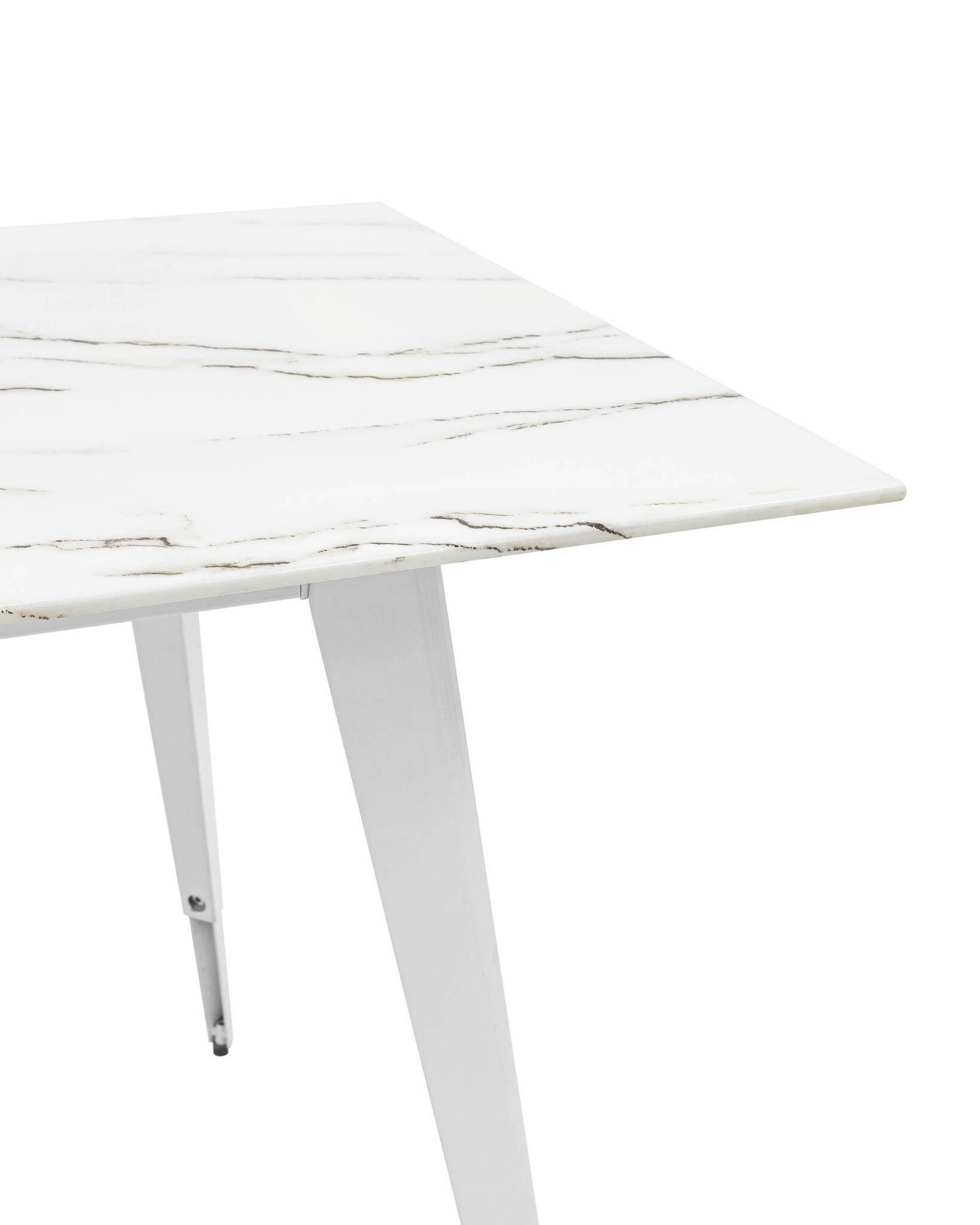 Стол обеденный Ричмонд 120*80 белый стеклянный Stool Group