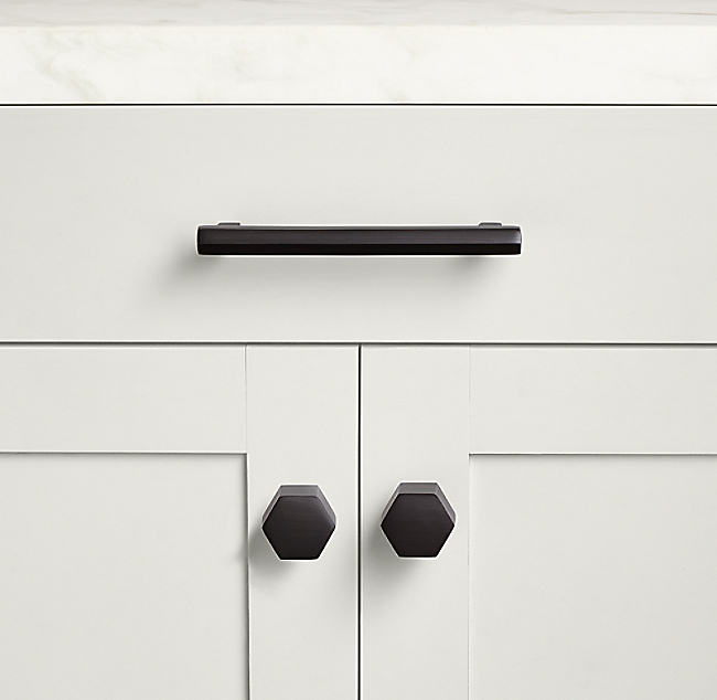 Ручка-кнопка Restoration Hardware Dover d.3.8 Bronze