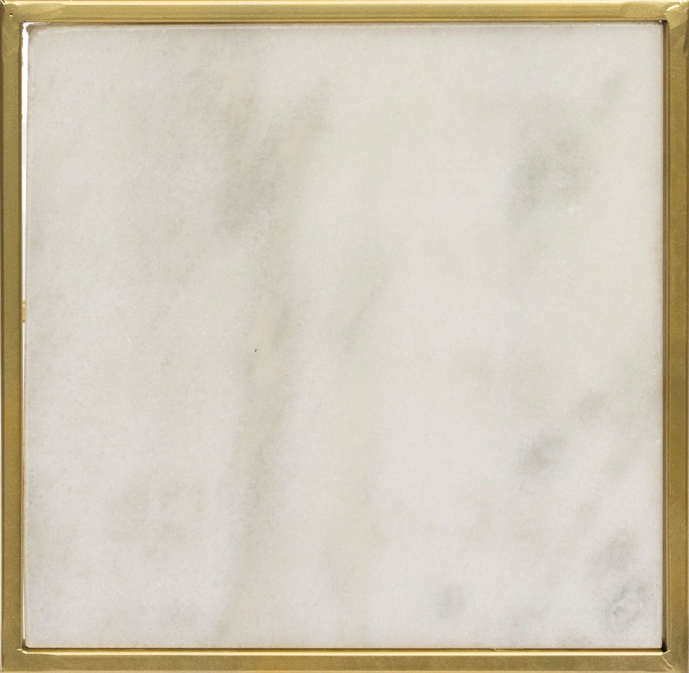 Столик приставной с белым мрамором Glasar 54-058