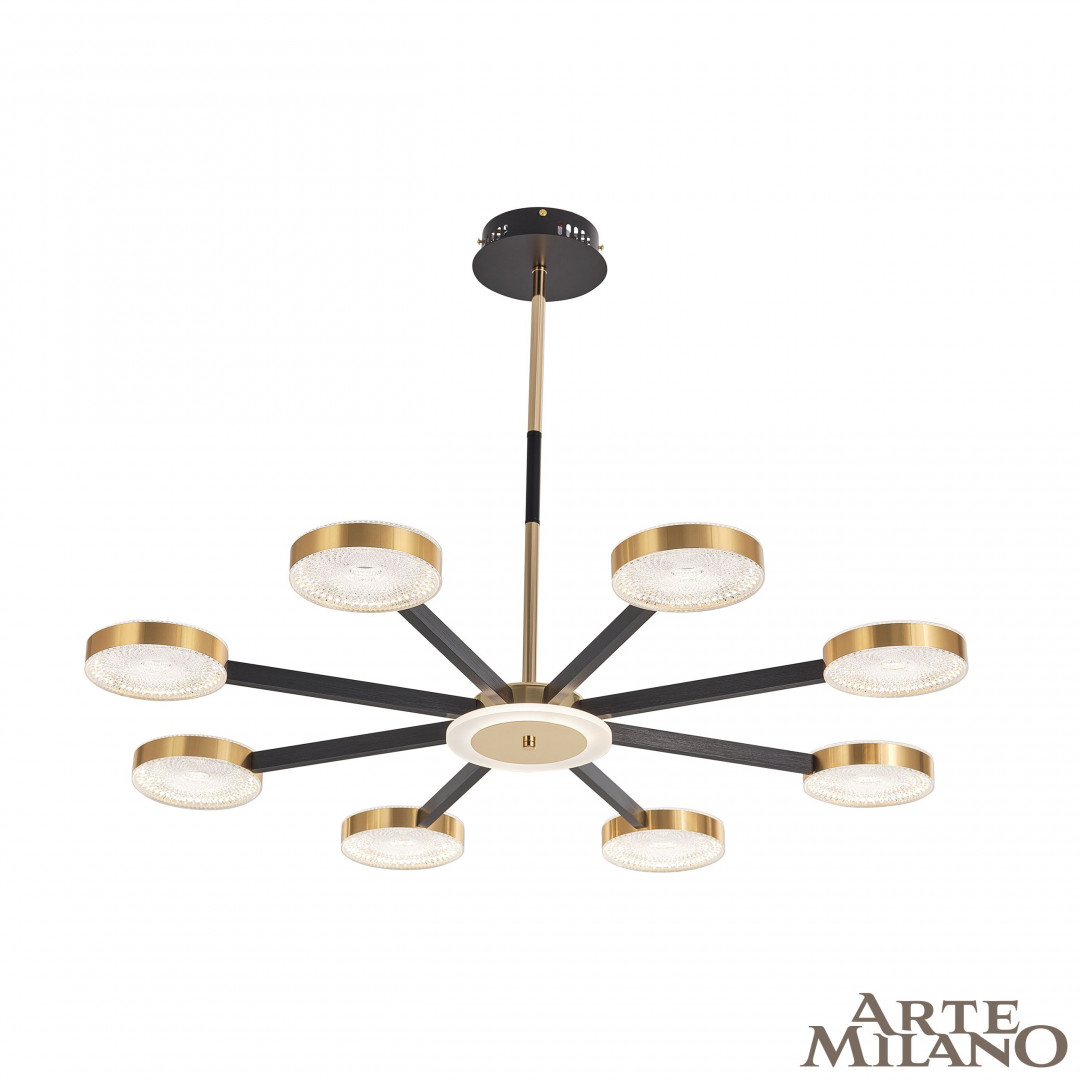Люстра светодиодная 272079/8 BK/GD Arte Milano