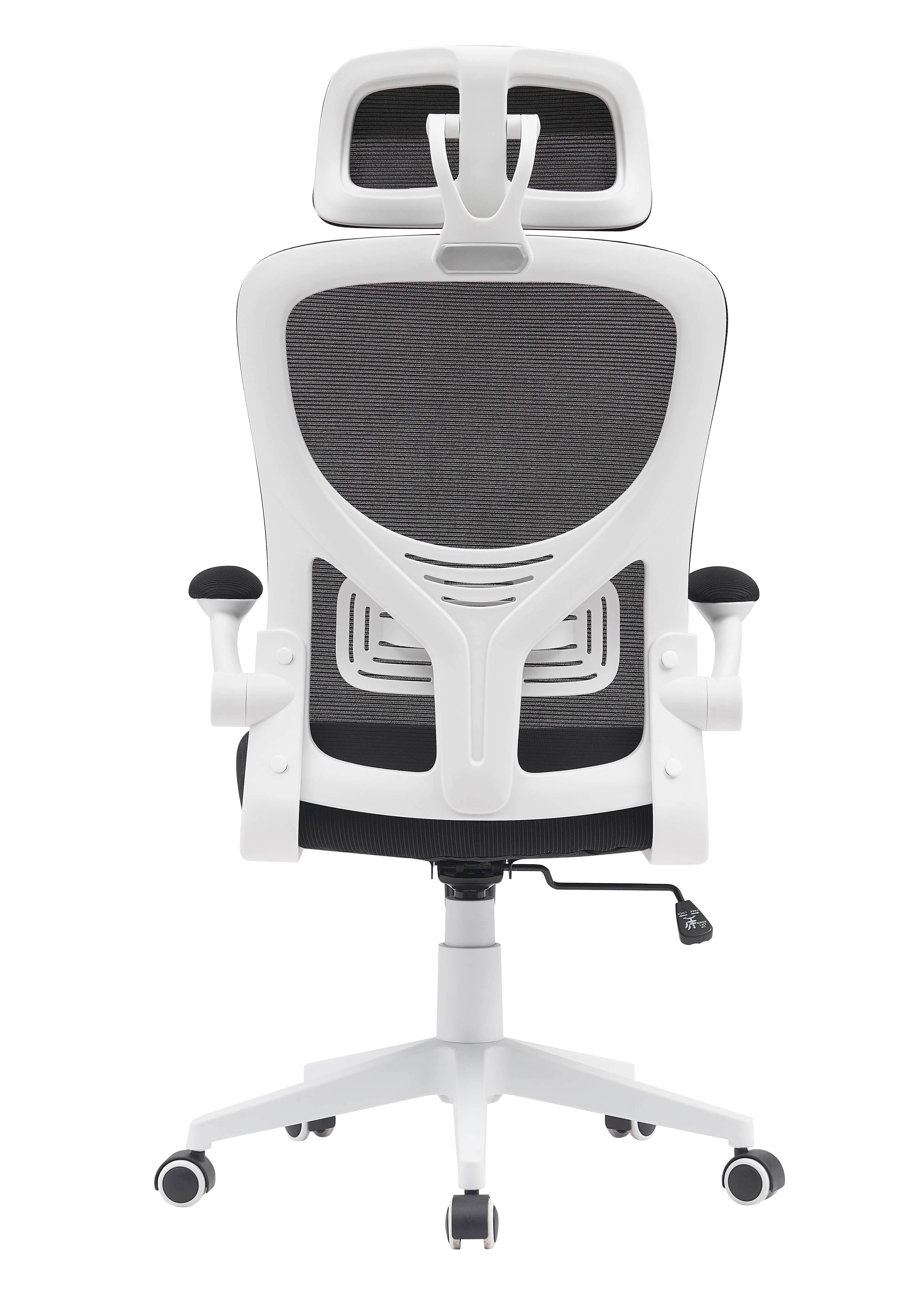 Кресло офисное TopChairs Airone белый с черной сеткой Stool Group