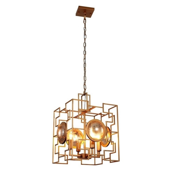 Люстра Crystal Lux Cuento SP4 gold