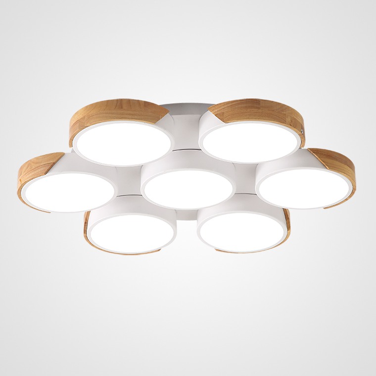 Подвесная люстра CLIP 7 Белый by ImperiumLoft