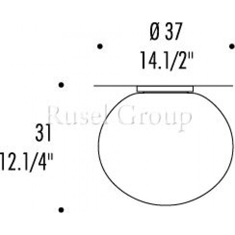 Потолочный светильник LEUCOS SPHERA PL37