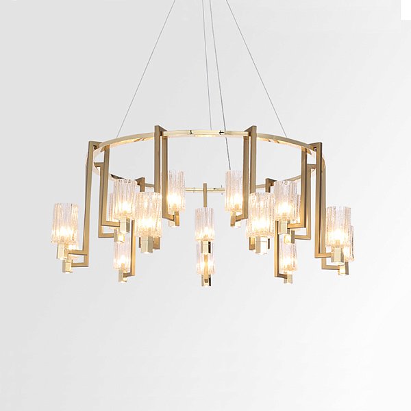 Подвесная кольцевая люстра KRISTEL D110 18 lamps by ImperiumLoft