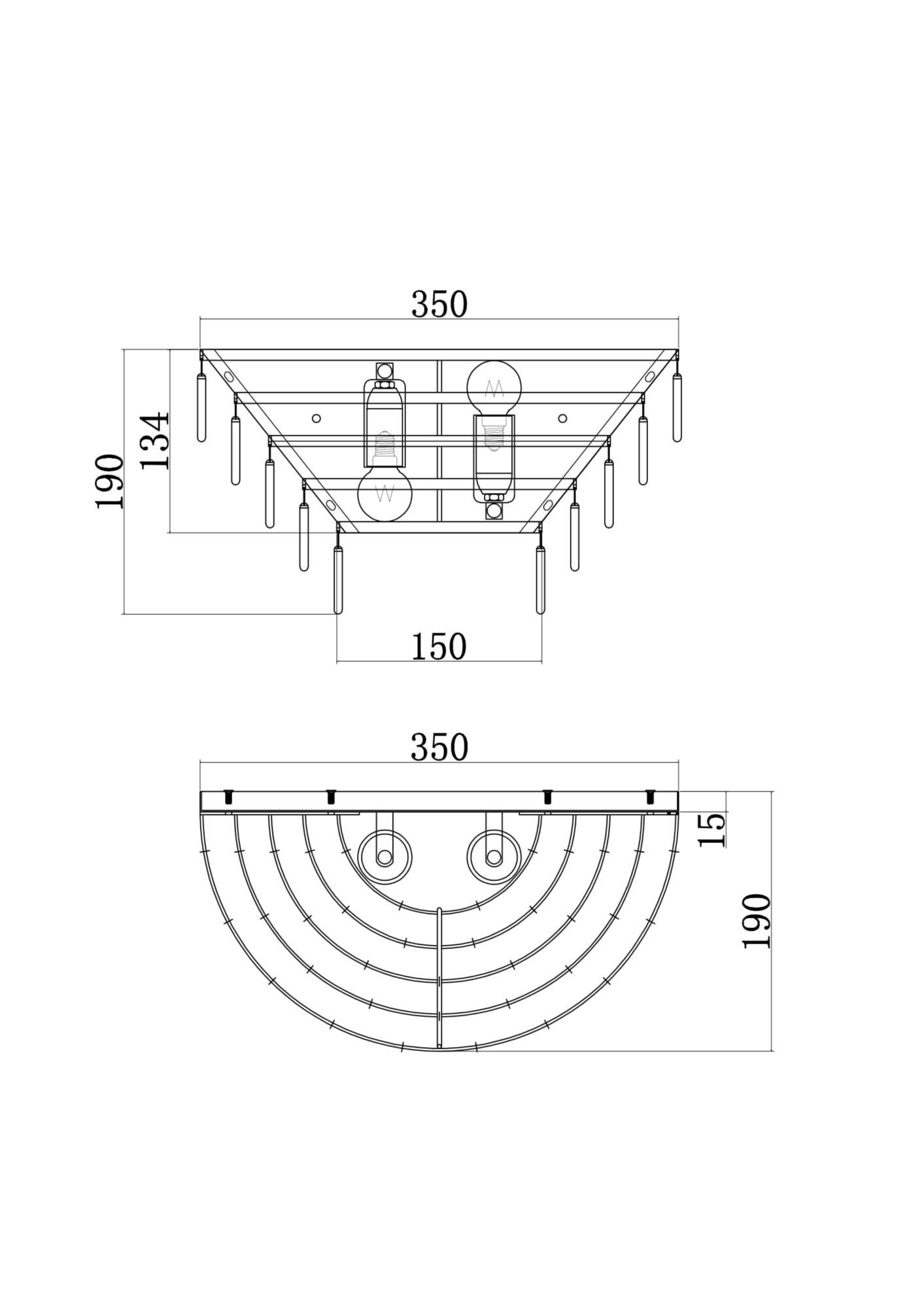 Бра Maytoni MOD130WL-02G