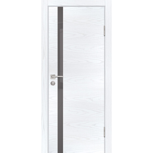 Межкомнатная дверь Graf P-8 серый лакобель Дуб скай белый (2000 х 800)