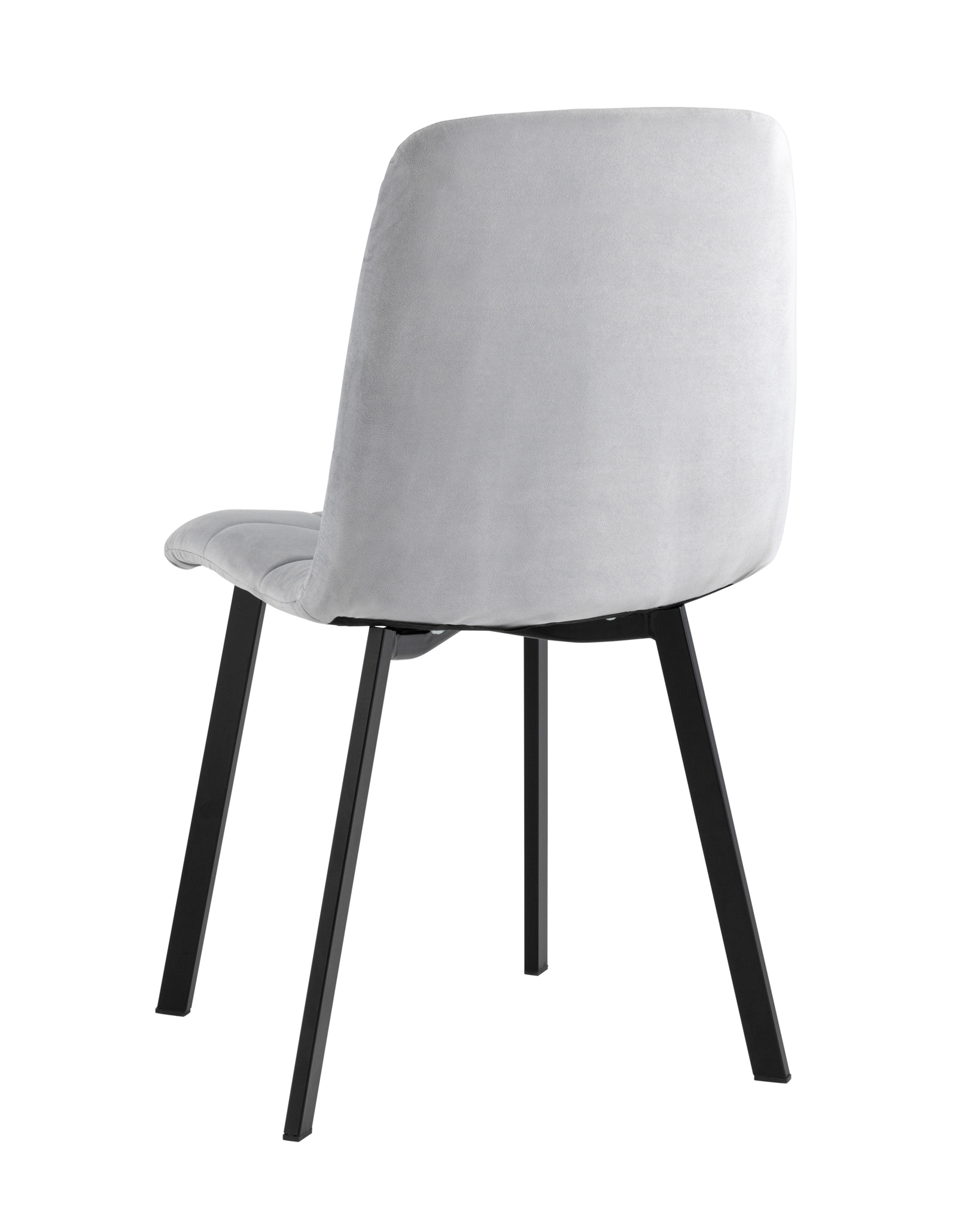 Стул Oliver Square велюр светло-серый Stool Group