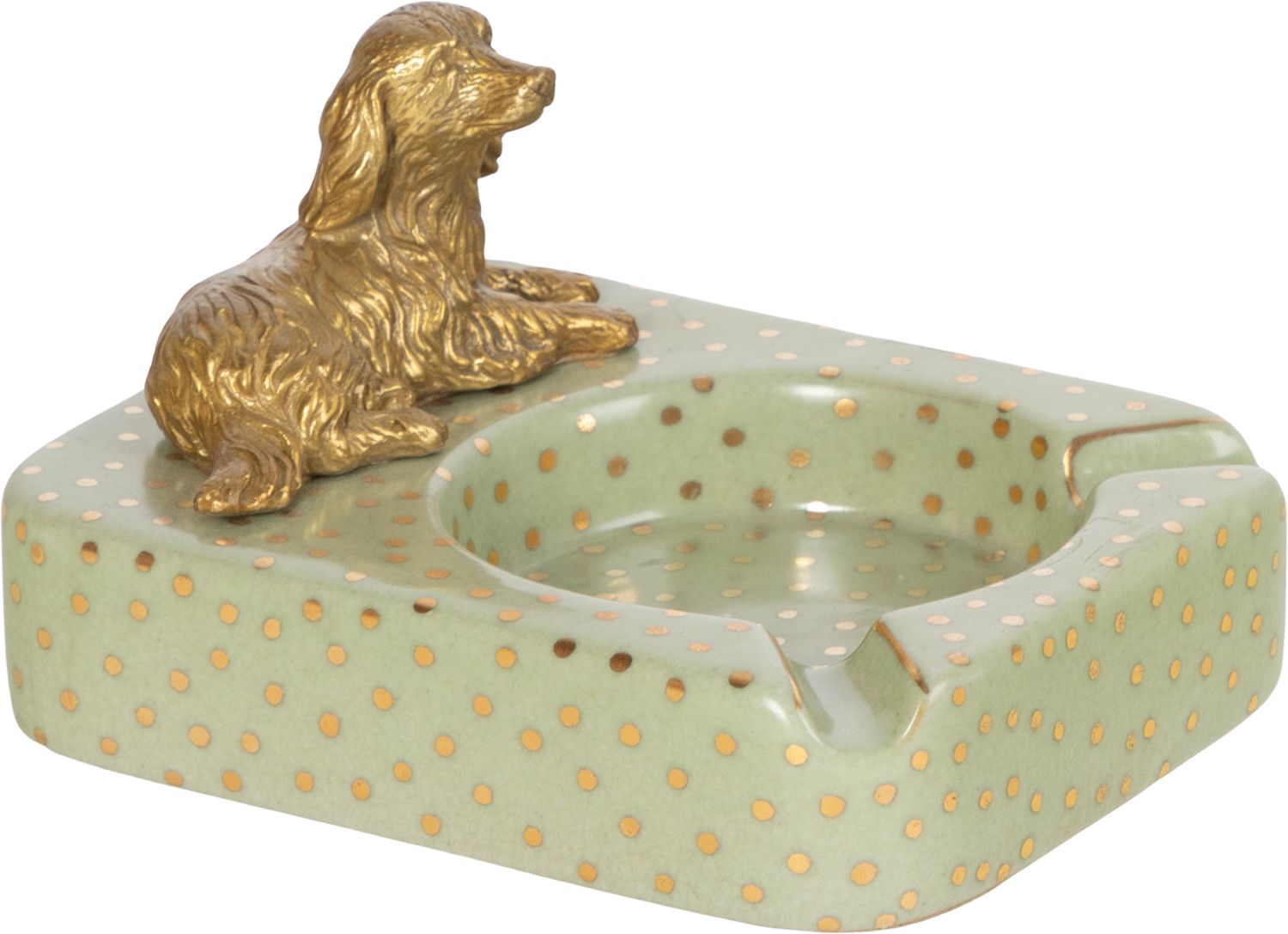 Пепельница с собачкой Glasar 31G2265/B1297HC/HLG1921