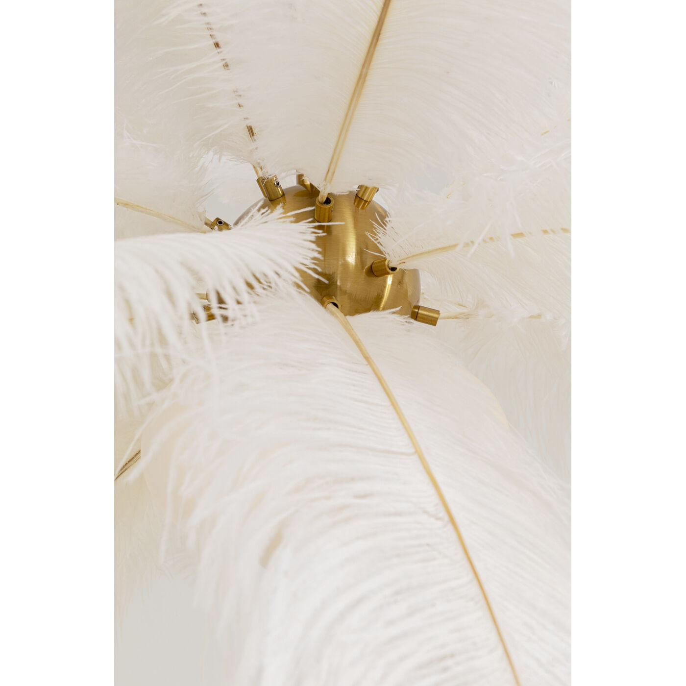 Светильник подвесной Feather Palm White Ø60cm KARE 57180