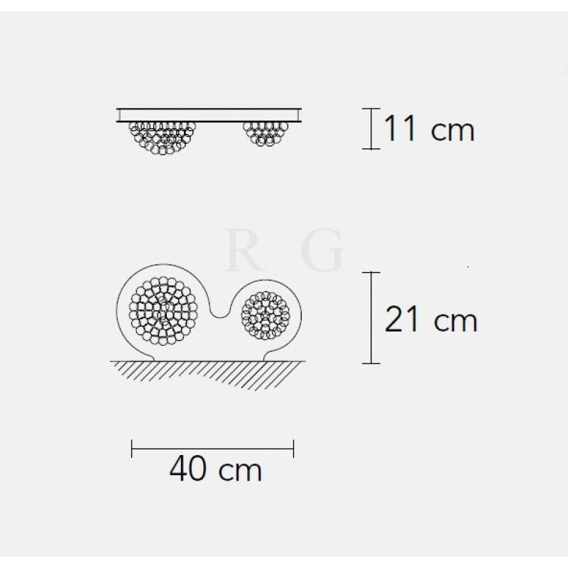 Настенный светильник Masiero Bool A2