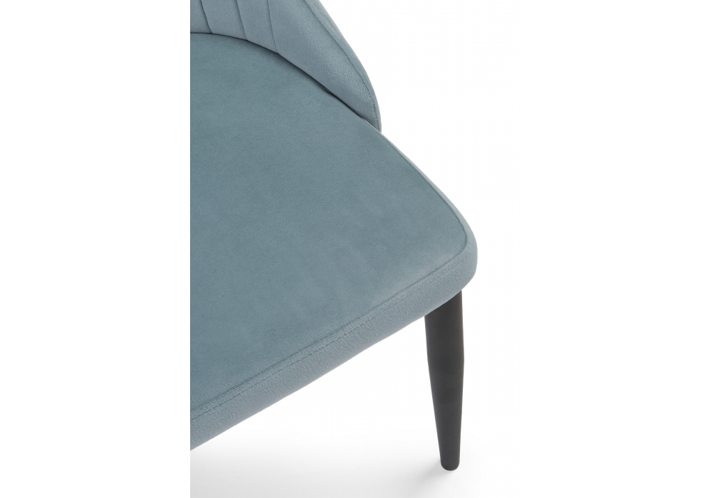 Стул Woodville Kora light blue / black 15104