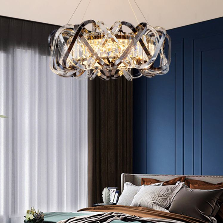 Подвесная люстра KARLENA D80 Grey by ImperiumLoft