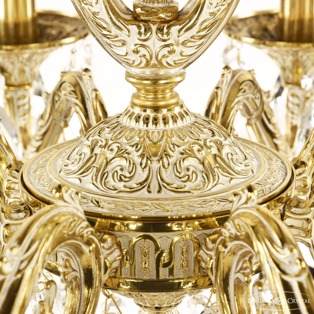 Люстра бронзовая с хрусталём 71402/8/175 B GW FA10S