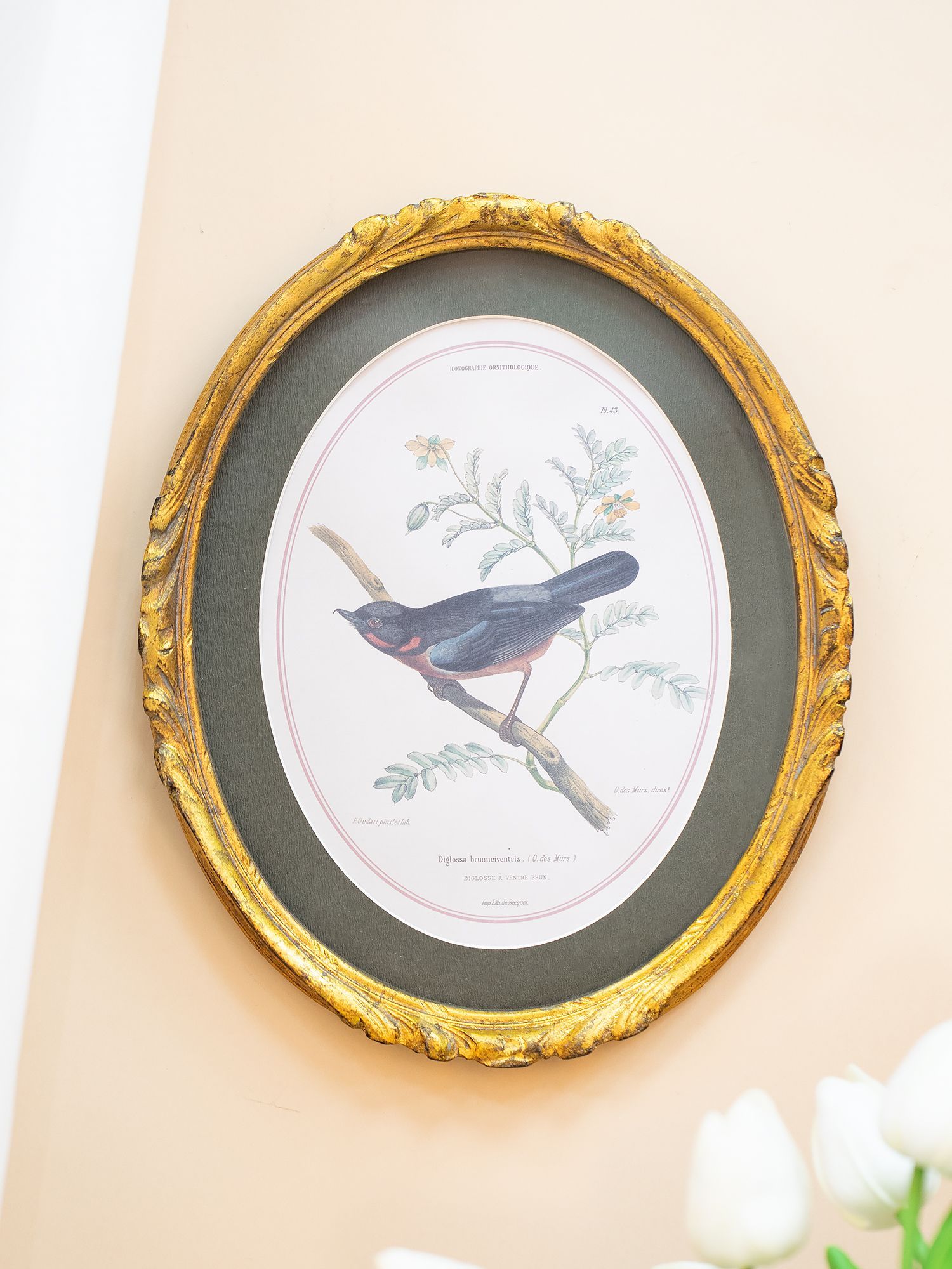 Панно настенное Птица, под старину Glasar 28-227