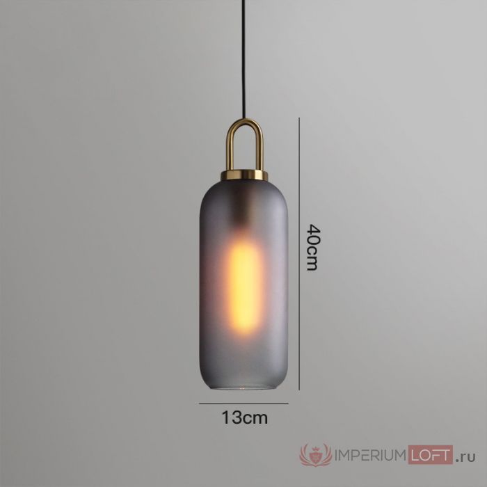 Подвесной Светильник Gauss 40 Серый By Imperiumloft
