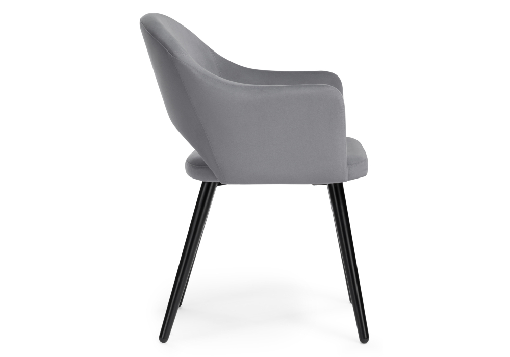 Стул Woodville Апри tenerife stone / черный глянец 538147