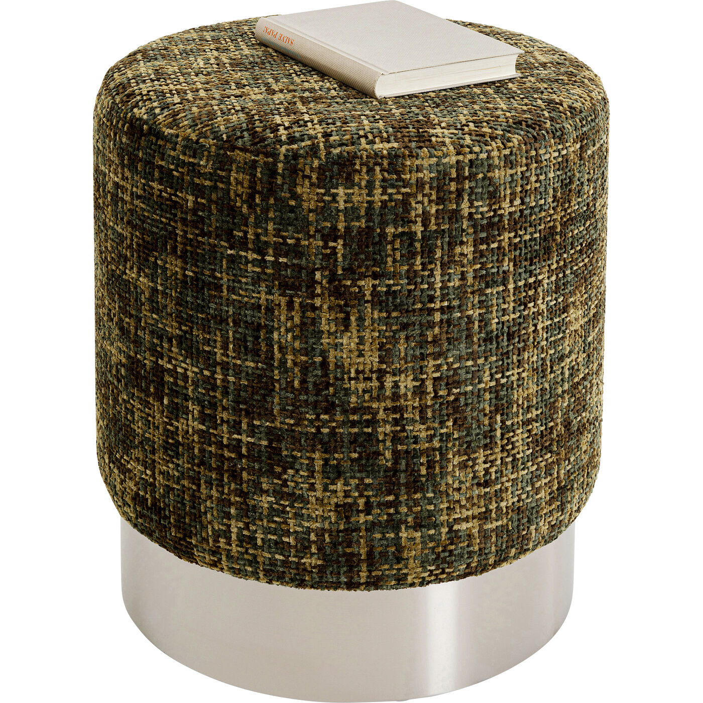 Пуф Cherry Dining Silber Green Ø39cm KARE 70539