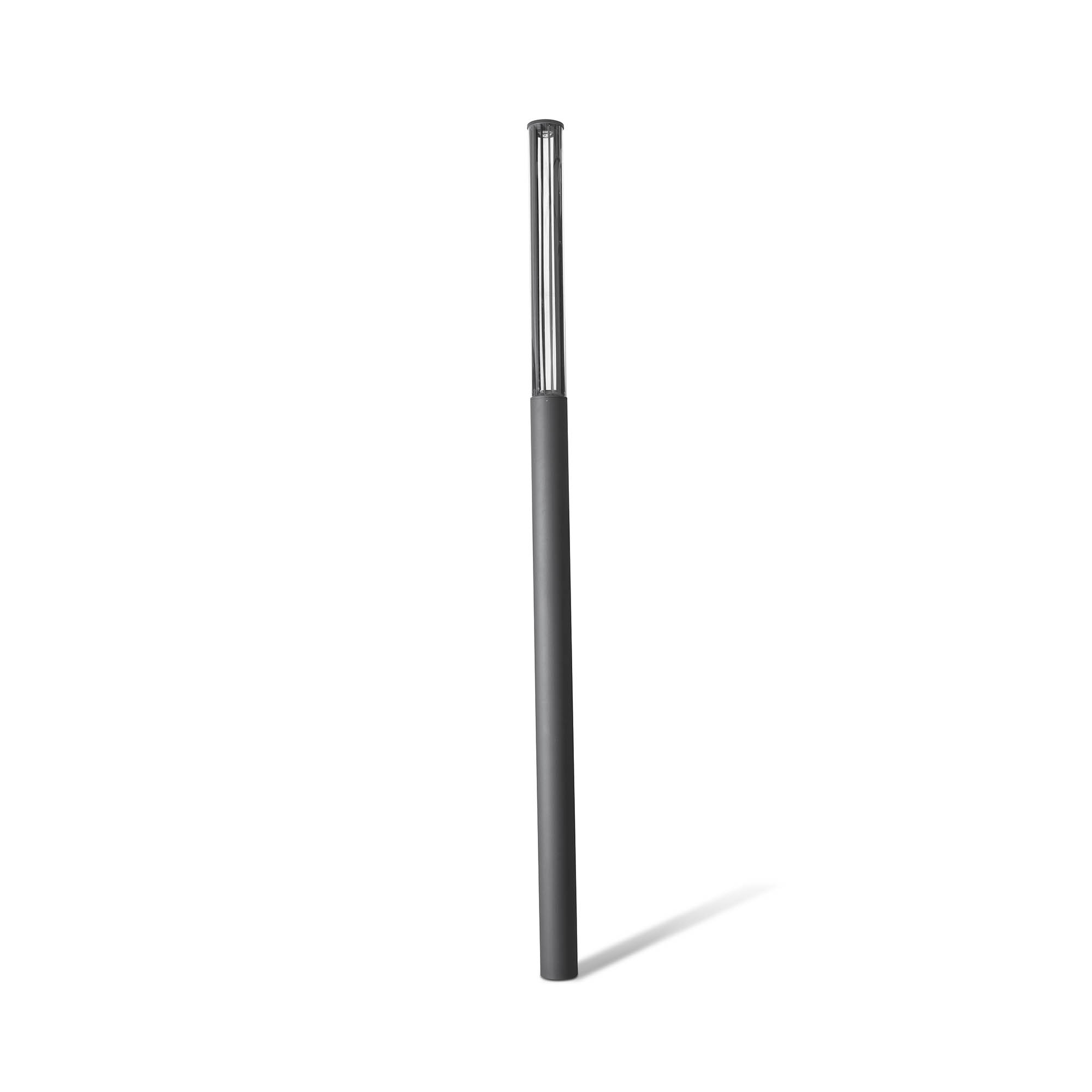 SCREEN 3700 Темно-серый столбовой светильник 2700K 360º широкий Faro