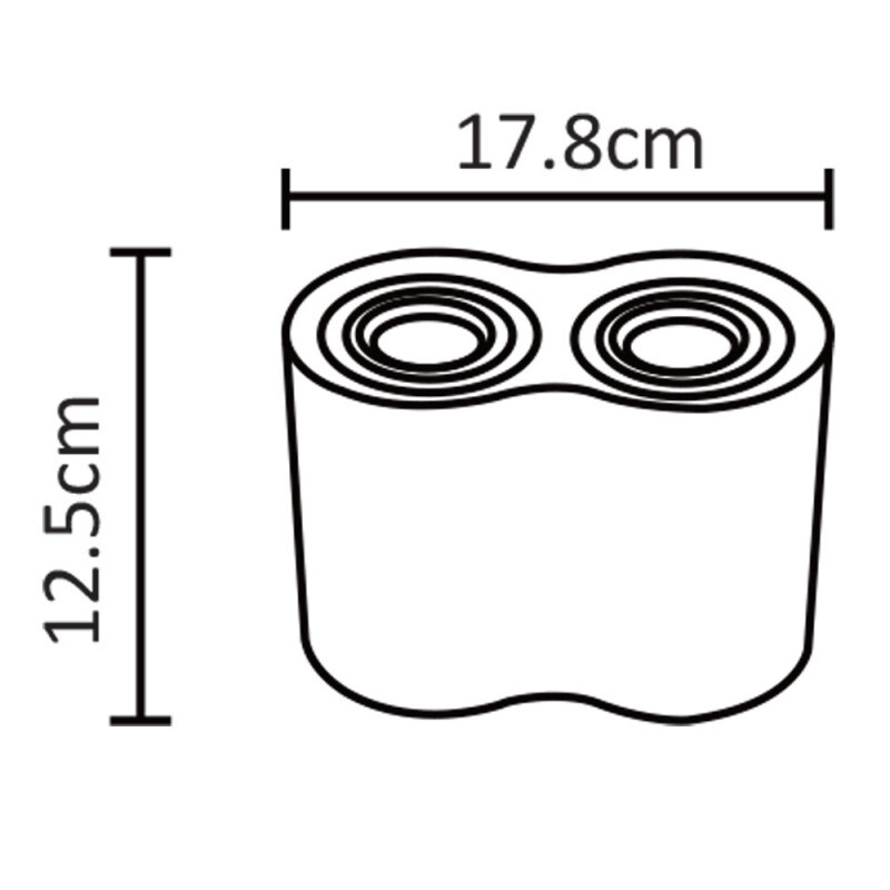 Накладной светильник Arte Lamp A5644PL-2BK