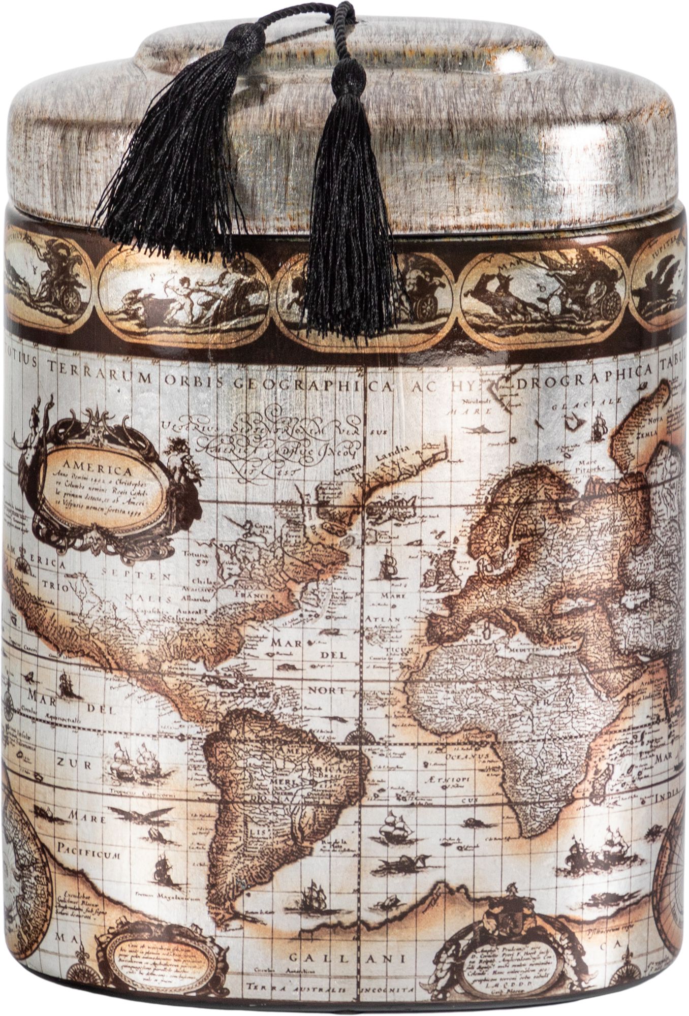 Банка декоративная Glasar 58-071